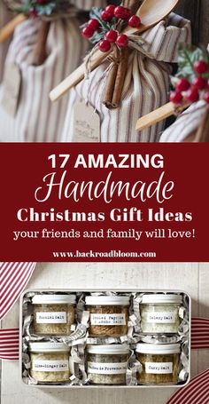 With a few weeks left until Christmas, you’ll have plenty of time to make any of these creative, DIY Christmas gifts for the ones you love. Christmas Gift Ideas For Friends, Diy Gifts For Christmas, Joululahjat Diy, Handmade Christmas Gift Ideas, Diy Gifts Cheap, Treats Christmas, Gift Ideas For Friends, Christmas Gifts To Make, Ideas For Friends