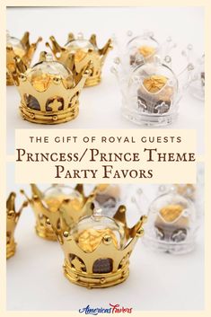 the gift of royal guests princess / prince theme party favors is on sale for $ 10