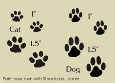 an image of paw prints for dogs and cats