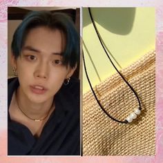 Black Kpop Style Necklace For Gift, Txt Necklace, Txt Group, Necklace Gift Packaging, Celebrity Necklace, Bts Bracelet