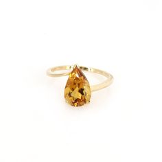 2.2 Carat citrine gold ring, 14K yellow gold citrine ring, Pear cut Natural Citrine romantic gift ring, gold ring, Wedding gift ring, 14K Gold Unique Ring Gift for Women, yellow citrine ring, golden topaz ring in yellow gold, wedding gift for her, anniversary gift for her, love ring for her, yellow color gemstone Ring Product Details > Gemstone - Natural Citrine > Materials - 14K Solid Yellow Gold > Gemstone Shape - Pear cut > Ring Size - All size are available > Gemstone weight - 2.28 carats ap Classic Citrine Birthstone Ring In Yellow Gold, Classic Yellow Gold Citrine Birthstone Ring, Pear-shaped 14k Yellow Gold Birthstone Ring, 14k Yellow Gold Pear-shaped Birthstone Ring, Classic Yellow Citrine Birthstone Ring, Pear-shaped Yellow Gold Birthstone Ring, Pear-shaped Yellow Ring For Gift, Yellow Gold Citrine Topaz Ring For Wedding, Wedding Topaz Ring In Yellow Gold With Citrine