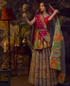 Ali Xeeshan, Asian Wedding Dress, Indian Bridal Wear, Bridal Lehenga Choli, Indian Couture, Indian Heritage, Indian Attire, Lehenga Designs