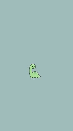 a green dinosaur on a blue background