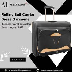 Rolling Suit Carrier Dress Garments Business Travel Cabin Bag Garments Business