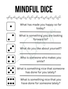 Mindfulness Game for Students Printable and Customizable - Etsy Canada Staff Mindfulness Activities, Fun Mindfulness Activities For Adults, Gratitude Ice Breaker, Group Counseling Activities Icebreakers Adults, Dice Therapy Game, Outdoor Activities For Kids At School, Wise Mind Activities, Activities For Adults Group, Ice Breaker Activities For Kids