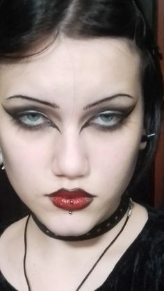 #goth #gothic #gothicmakeup #gothmakeup #80s #90s #makeup #darkmakeup  #altmakeup Luna Sailor Moon Makeup, 90s Goth Makeup Looks, Goth 80s Hair, Goth Cat Makeup, Metal Concert Makeup Ideas, Early 2000s Goth Makeup, 90s Emo Makeup, New Romantics Makeup 80s, Gothic Style Makeup