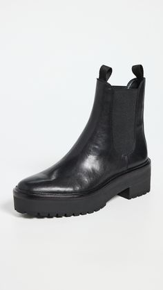 Fast Free Shipping & Free Returns on Loeffler Randall Reggie Rubber Sole Chelsea Boots at Shopbop. Shop new arrivals from Loeffler Randall at Shopbop.com Loeffler Randall Shoes, Black Platform Boots, Mid Boots, Loeffler Randall, Leather Chelsea Boots, Perfect Shoes, Lug Sole, Platform Boots