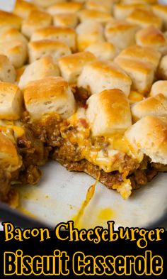 a casserole dish with meat and cheese on it