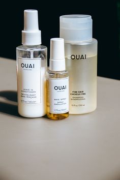 Ouai Hair Products, Hair Products For Fine Hair, Products For Fine Hair, Ouai Hair Oil, Ouai Haircare, Heat Protectant Hair, Home Hair, Good Shampoo And Conditioner