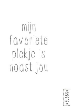 the words are written in black and white on a white background that says, mini favorette pekie is naast jou