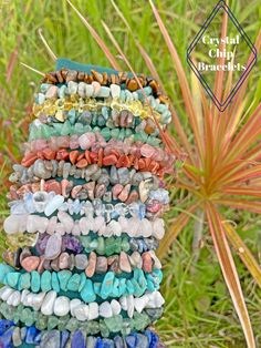 Each gemstone in our bracelet is believedto possess distinct healing properties, offering benefits such as stress relief, enhanced focus, and emotional balance. The smooth, polished stones are strung on a durable, stretchable band that ensures a comfortable fit for all wrist sizes, making it easy to wear and remove.🌸 Our natural stone bracelet is more than just a beautiful accessory; it's a piece of nature you can carry with you, designed to bring tranquility and positive energy into your life.💕 Crystal Chip Bracelet, Gemstone Chips Bracelet, Aventurine Bracelet, Women Healing, Chip Bracelet, Natural Stone Bracelets, Bracelet Gemstone, Emotional Balance, Amethyst Bracelet