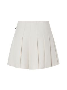 MO&Co. Women's Wool Blend Pleated Skirt Features : - Irregular pleated design - A-line skirt - Integrated high waist - Side zipperCode : MBB3SKT004Length of size M is 40cm MATERIALS & CARE : Material : 50.6% Polyester 49.4% WoolDo not wash, do not bleach Hang to dry in the shade, do not dry Iron at low temperature, professional dry cleaningTips : 1. Wrap the leather buckle before dry cleaning 2. Back into the mesh bag, dry clean separatelyPlease select your own size in the size chart according t White Skirt Pleated, White Pleated Skirt, Skirt Fits, White Skirt, Mesh Bag, Leather Buckle, Clothing Ideas, White Skirts, A Line Skirt