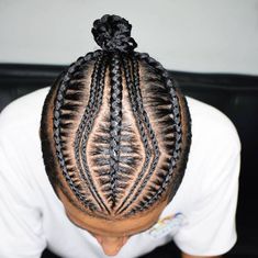 Braids With Shaved Sides Cornrows, Shaved Sides Cornrows, Braiding Cornrows, Cornrows Men, Hairstyles Boy, Boy Braids, Braids With Fade