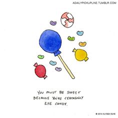 an image of a card with candy and lollipops