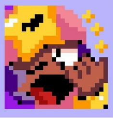 an old school pixel art style image of a dog