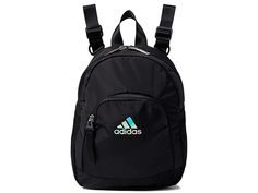 adidas Linear 3 Mini Backpack - Backpack Bags : Black : Pack your essentials organized in the adidas Linear 3 Mini Backpack as you head out. Recycled polyester construction. Zipper closure. Adjustable shoulder straps. Top handle loop Pockets: One internal zipper pocketl One slid pocket. adidas logo at the front. Imported. Measurements: Bottom Width: 4 in Middle Width: 9 in Top Width: 3 1 2 in Depth: 9 in Height: 11 in Strap Length: 33 in Handle Length: 7 in Weight: 7 oz Backpack Free, Back Bag, North Face Backpack, Mini Backpack, Adidas Logo, Backpack Bags, Zipper, Adidas, Backpacks