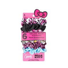 hello kitty hair scrunffles are stacked on top of each other