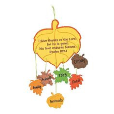 Thankful Leaves Mobile Craft Kit Thankful Leaves, Mobile Craft, November Crafts, Sunday School Crafts For Kids, Thanksgiving Crafts For Kids, Church Crafts, Fall Crafts For Kids, Thanksgiving Activities, Sunday School Crafts