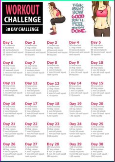 the 30 day workout challenge poster