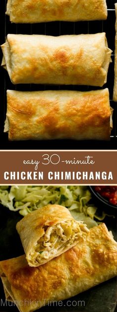 chicken chimichanga is an easy and delicious appetizer