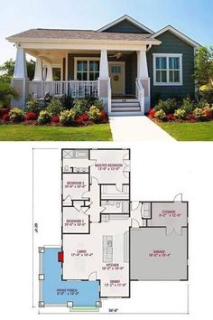 two story house plans with front porch and second level living room on the first floor