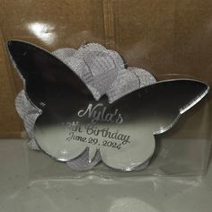 Butterfly Favors, Butterfly Magnet, Memorial Gifts, Adult Party Favors, Baby Shower Favors, Butterfly Acrylic Mirror, Baby Welcome Keepsake - Etsy