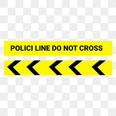 a yellow and black sign that says polici line do not cross on the side