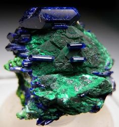 Tucson 2016, Rock And Mineral, Geology Rocks, Cool Rocks, Azurite Malachite, Mineral Collection