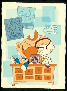 Billy And Mandy Fanart, Billy And Mandy, Grim Adventures, Cartoon Network Fanart, Childhood Art, 90s Cartoons, Cartoons Series, Old Cartoons