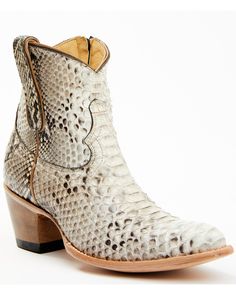 Idyllwind Women's Badass Fashion Booties - Round Toe, Natural Denver Fashion, Womens Cowgirl Boots, Boot Barn, Python Skin, Rodeo Fashion, Western Booties, Cowboy Boots Women, Cowboy Boot, Shoe Obsession