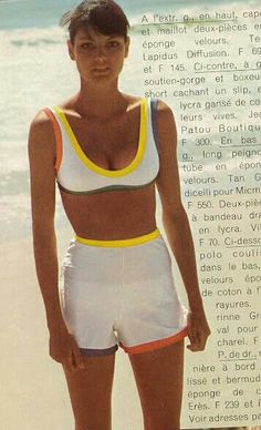 1990s Swimwear, 1980s Swimwear, Barbara Minty, Activewear Pattern, Roller Workout, Sporty Swim, Swim Brands, Vintage Tennis