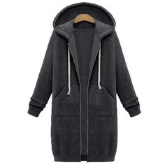 The new women's casual spring hoodie zipper long coat sweatshirt fashion available in Plus Size 5XL Loose Oversized Jacket Coat Women Hoodies Gender: Women/Mujer Item Type: Sweatshirts Material: Polyester Material: COTTON Sleeve Length(cm): Full Clothing Length: Long Collar: Hooded Womens Hooded Sweater, Zippered Cardigan, Oversize Casual, Winter Chic, Tunic Sweatshirt, Estilo Chic, Winter Sweatshirt, Long Tunic, Hooded Coat