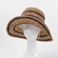 Beach Vacation Style, Crochet Weave, Summer Hats For Women, Style Character, Crochet Weaves, Popular Fashion, Summer Hat, Paper Material, Paper Straws