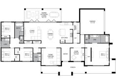 the floor plan for an apartment with two bedroom and one bathroom, including a living room