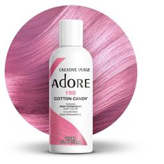 Pack of 1 Adore Hair Color - please verify color name in the Product Title Transform your hair with the vibrant and long-lasting hues of Creative Image Adore Semi-Permanent Hair Color. This innovative hair dye is designed to infuse each strand with rich, radiant color while maintaining the health and integrity of your hair. Free from harsh chemicals like ammonia, peroxide, and alcohol, Adore provides a gentle yet effective coloring experience that leaves your hair feeling soft, silky, and full o Overtone Hair, Punky Color, Revlon Colorsilk, Hair Color Cream, Semi Permanent Hair Color, Temporary Hair Color, Semi Permanent, Permanent Hair Color, Hair Dye Colors