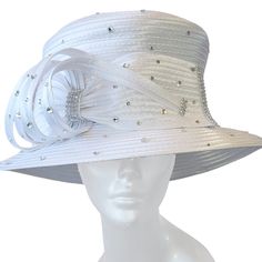 Elevate Your Style With This Exquisite Church Hat From Swan Hat. Crafted From High-Quality Materials Like Satin Ribbon, This Adjustable Hat Features A Strap, Bow, And Rhinestone Accents For A Touch Of Glamour. Its Vintage Design And Solid Pattern Make It Perfect For Any Occasion, Including Weddings, Parties, And Even Workwear. Available In A Size Of 22.5 Inches, This Dressy Church Hat Is Lightweight And Suitable For All Seasons, Be It Winter, Summer, Fall, Or Spring. Its Versatile Style And Eleg Church Lady Hats, Pink Baseball Hat, Floppy Straw Hat, Versace Pink, Black Bucket Hat, Straw Hat Beach, Church Hat, Stocking Hat, Black Bucket