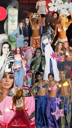 a collage of women in different outfits