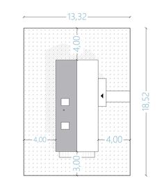 a drawing of a table and chair with measurements