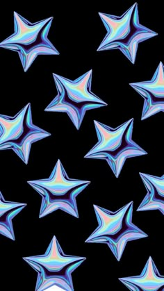 an image of many stars on a black background