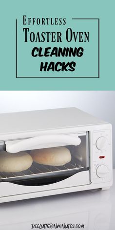 an image of toaster oven cleaning hacks