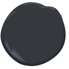 the dark gray paint is shown in this image