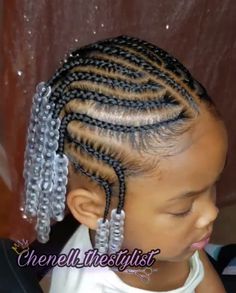 One Year Old Braid Hairstyles, Toddler Girl Hairstyles Black Braids, Toddler Hairstyles Girl African American Braids, Braid Styles For Black Girls Kids, Toddler Braid Styles With Beads, Baby Girl Braided Hairstyles, Baby Girl Braids Toddler Hair Black, Black Toddler Hairstyles Girl Braids, Toddler Braids With Beads Kid Hairstyles