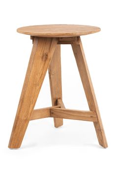 Natural Teak Wood Stool | dBodhi Berri | Woodfurniture.com Wood Stool Design, Turning Wood, Natural Teak Wood, Accent Stool, Moving Furniture, Wood Rustic, Wood Stool, Stool Design, Wood Creations