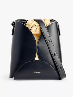 Jill Sander, Leather Cross, Jil Sander, Sanders, Leather Crossbody Bag, Leather Crossbody, Cross Body, Leather Straps, Adjustable Straps