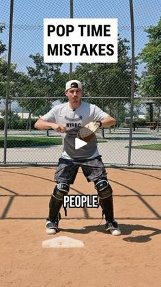 a man standing on top of a baseball field