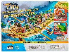 the hot wheels city playset is in its box with instructions on how to build it