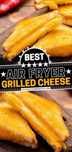 the best air fryer grilled cheese is on display