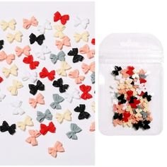 50Pcs 3D Gummy Candy Nail Charms Colorful Sugar Gummie Candy Lollipop Cute Kawaii 3D Nail Art Charms For Nail Art Designs DIY Crafting Accessories Features: You will receive 50pcs 3D acrylic kawaii cute nail charms. They are gummy bear/ candy bear/ lollipop candy nail charms. Perfect size match your nails, don't worry that it would be too small. These nail art charms are made of artificial resin material, with 3-dimensional and 3D effect, look eye-catching and beautiful on your nails, you can co Gummy Bear Candy, Nail Art Charms, Candy Stickers, Butterfly Nail Art, Manicure Diy, Nail Art Designs Diy, Kawaii Nails, Butterfly Nail, 3d Nail