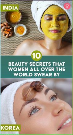 10 Beauty Secrets That Women All Over the World Swear By: While some believe in spice face masks, others are more comfortable with detox drinks. Here in this article are some beauty secrets women in different parts of the world swear by. Read on! Tightlining Eyes, Expensive Beauty Products, Celebrity Beauty Secrets, Royal Beauty, Ancient Beauty, Makeup Transformation, Healthy Beauty, Celebrity Beauty, Body Makeup