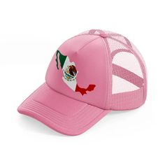 Crafted for adventurers and patriots alike, this trucker hat showcases a vibrant print of the Mexican Map, merging style with a nod to Mexico's rich heritage, making it a perfect accessory for anyone who loves to celebrate their Mexican roots or travels. Pink Trucker Hat, Black Trucker Hat, Vintage Humor, Y2k Fashion, Navy And White, Trucker Hat, Red And White, Cowboy, Blue And White